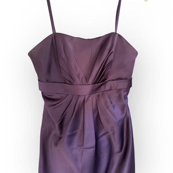 Da Vinci Purple Formal Ladies Dress w/ Removable Straps | Sz 10 [119] - Picture 2 of 7